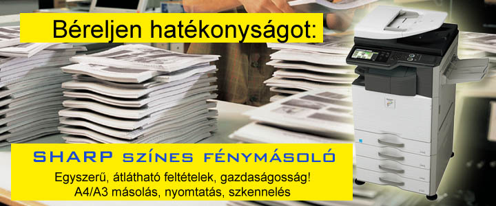 fénymásolók bérlése